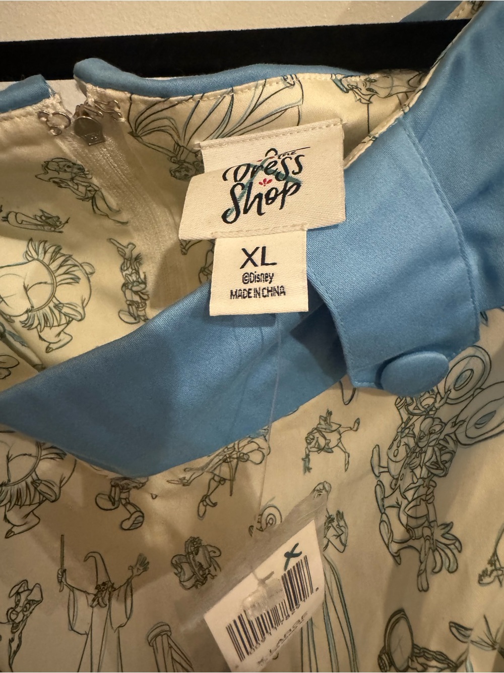 Disney Parks The Dress Shop Ink And Paint Dress X-LARGE - Picture 4 of 7